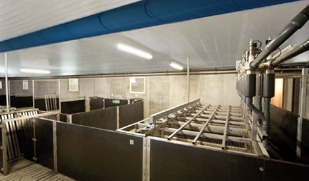 gaine souple - ventilation salle élevage - Asserva
