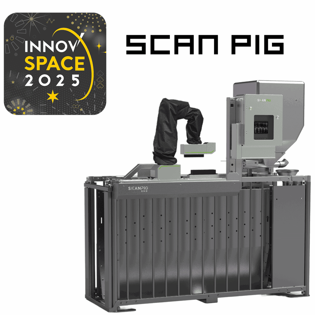 This device integrates cutting-edge artificial intelligence, capable of automatically capturing ultrasound video sequences and precisely estimating the backfat thickness in breeding pigs.